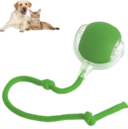 Automatic Rolling Cat Ball with Rope