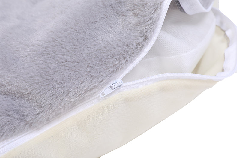 Reversible Quilted Warm Cat Bed for Pets in Autumn/Winter